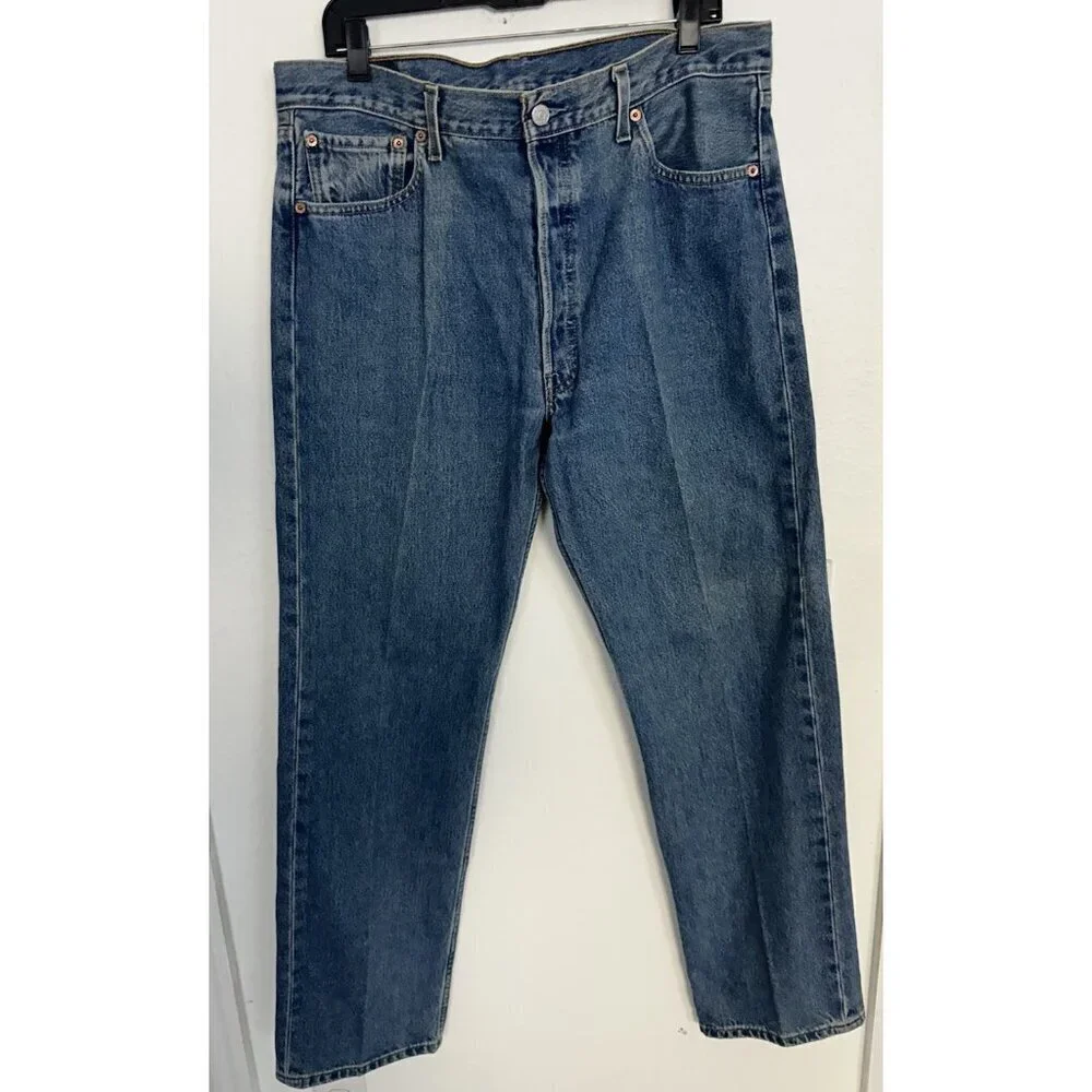 Vintage Levi’s 501xx Denim Blue Jeans USA Made 501-0193 Men’s W 36 L 32